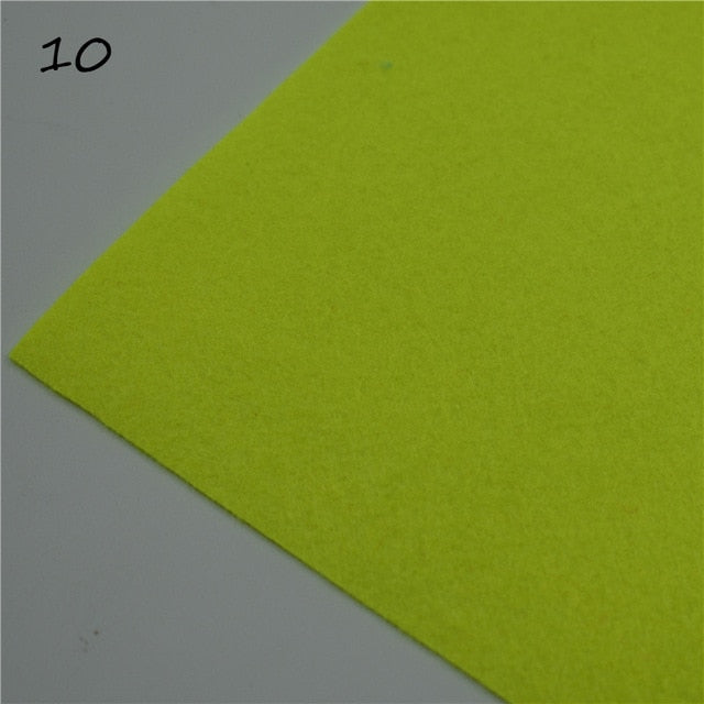 1pc handmade felt fabric flowers diy craft feltro para artesanato for dolls fieltro felting wool30/15cm 60 colors