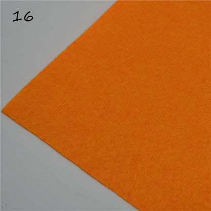 1pc handmade felt fabric flowers diy craft feltro para artesanato for dolls fieltro felting wool30/15cm 60 colors