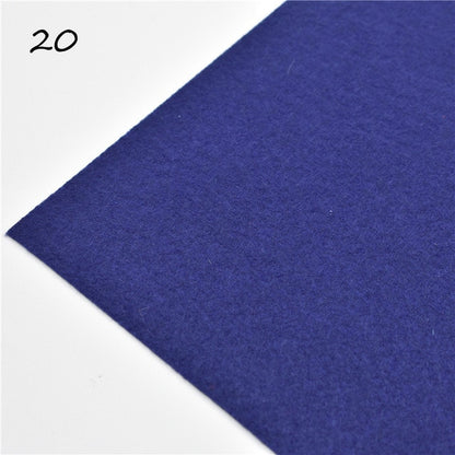1pc handmade felt fabric flowers diy craft feltro para artesanato for dolls fieltro felting wool30/15cm 60 colors