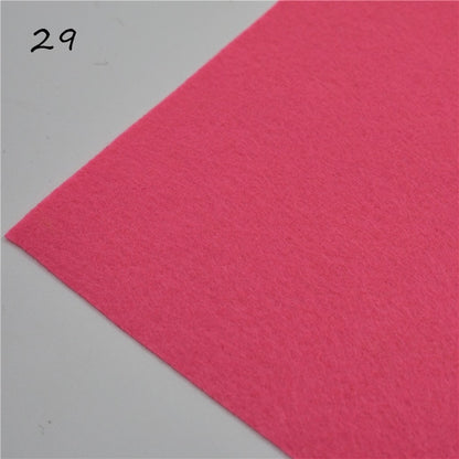 1pc handmade felt fabric flowers diy craft feltro para artesanato for dolls fieltro felting wool30/15cm 60 colors