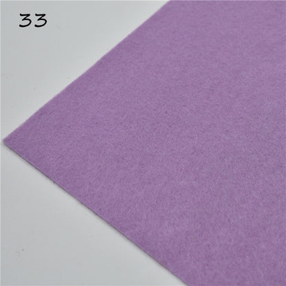 1pc handmade felt fabric flowers diy craft feltro para artesanato for dolls fieltro felting wool30/15cm 60 colors