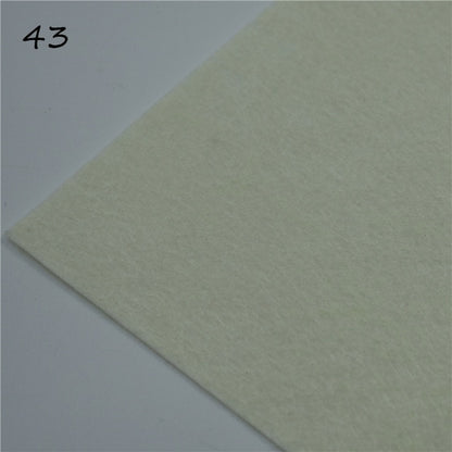 1pc handmade felt fabric flowers diy craft feltro para artesanato for dolls fieltro felting wool30/15cm 60 colors