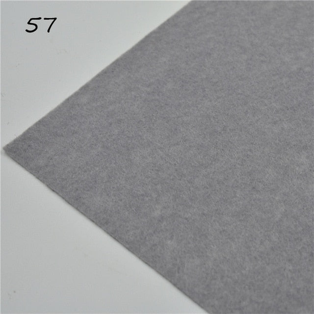 1pc handmade felt fabric flowers diy craft feltro para artesanato for dolls fieltro felting wool30/15cm 60 colors