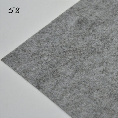 1pc handmade felt fabric flowers diy craft feltro para artesanato for dolls fieltro felting wool30/15cm 60 colors