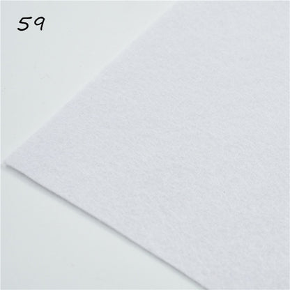 1pc handmade felt fabric flowers diy craft feltro para artesanato for dolls fieltro felting wool30/15cm 60 colors